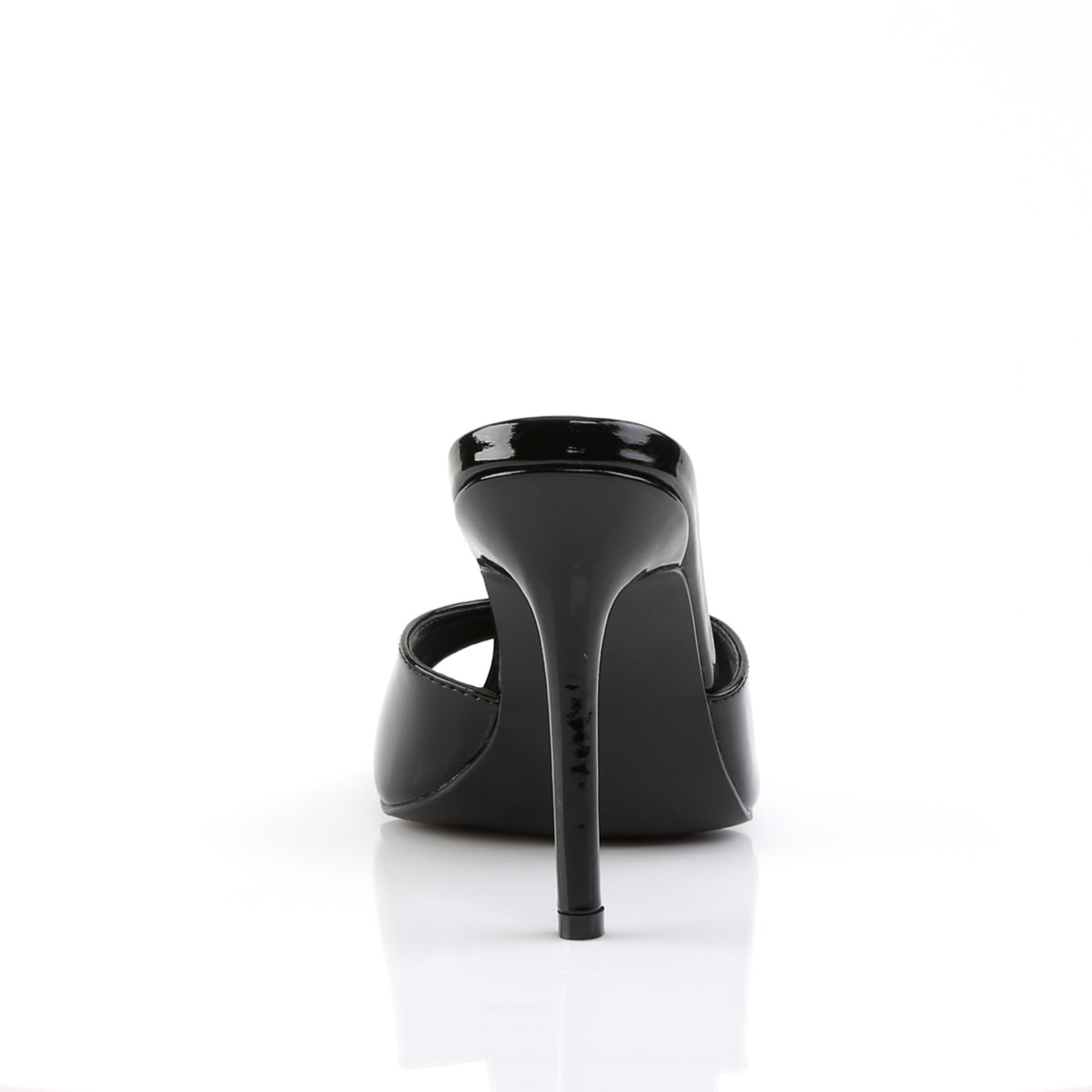 4" Heel Peep Toe Slide (Pleaser CLAS01/B)