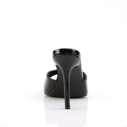 4" Heel Peep Toe Slide (Pleaser CLAS01/B)