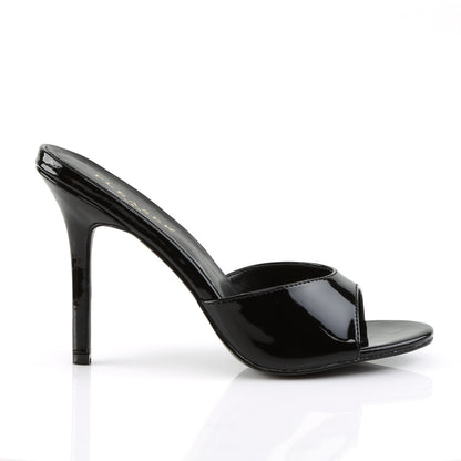 4" Heel Peep Toe Slide (Pleaser CLAS01/B)