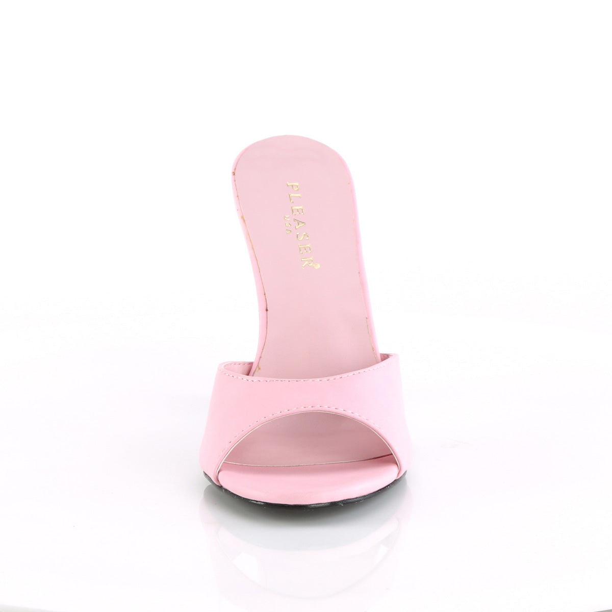 4" Heel Peep Toe Slide (Pleaser CLAS01/B)