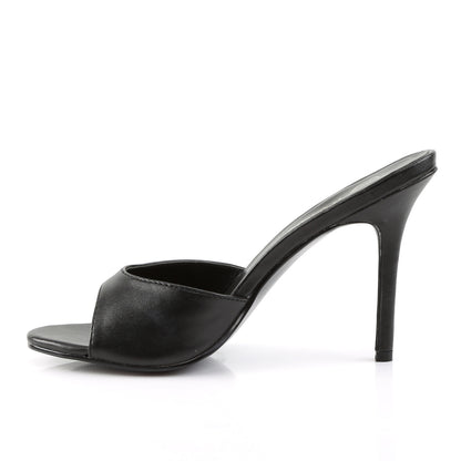 4" Heel Peep Toe Slide (Pleaser CLAS01/B)