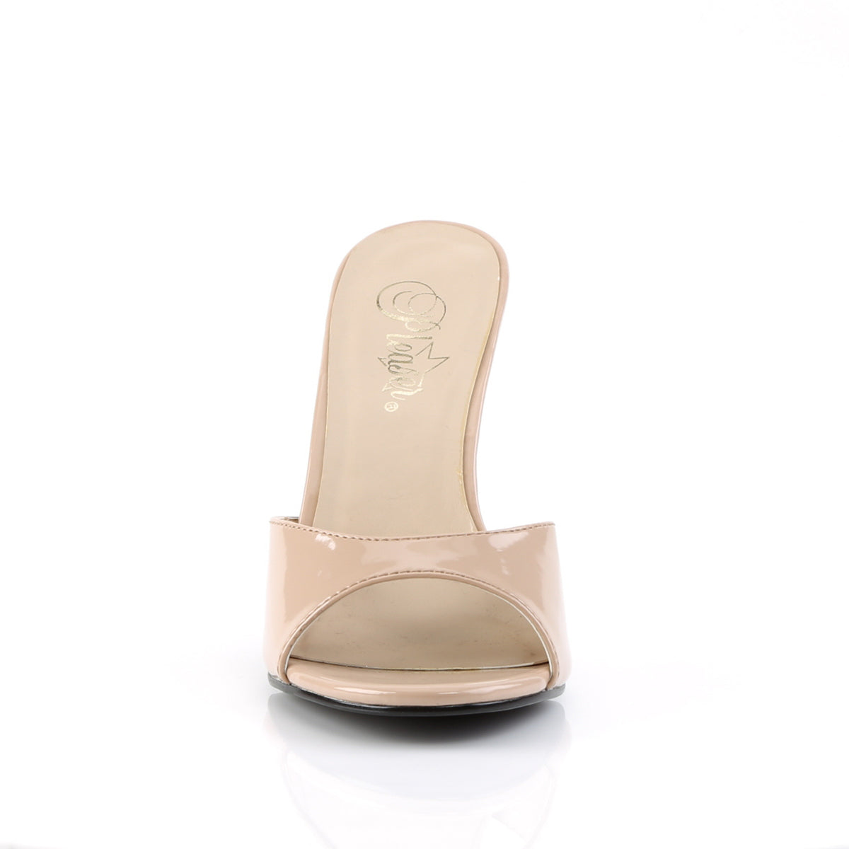 4" Heel Peep Toe Slide (Pleaser CLAS01/B)