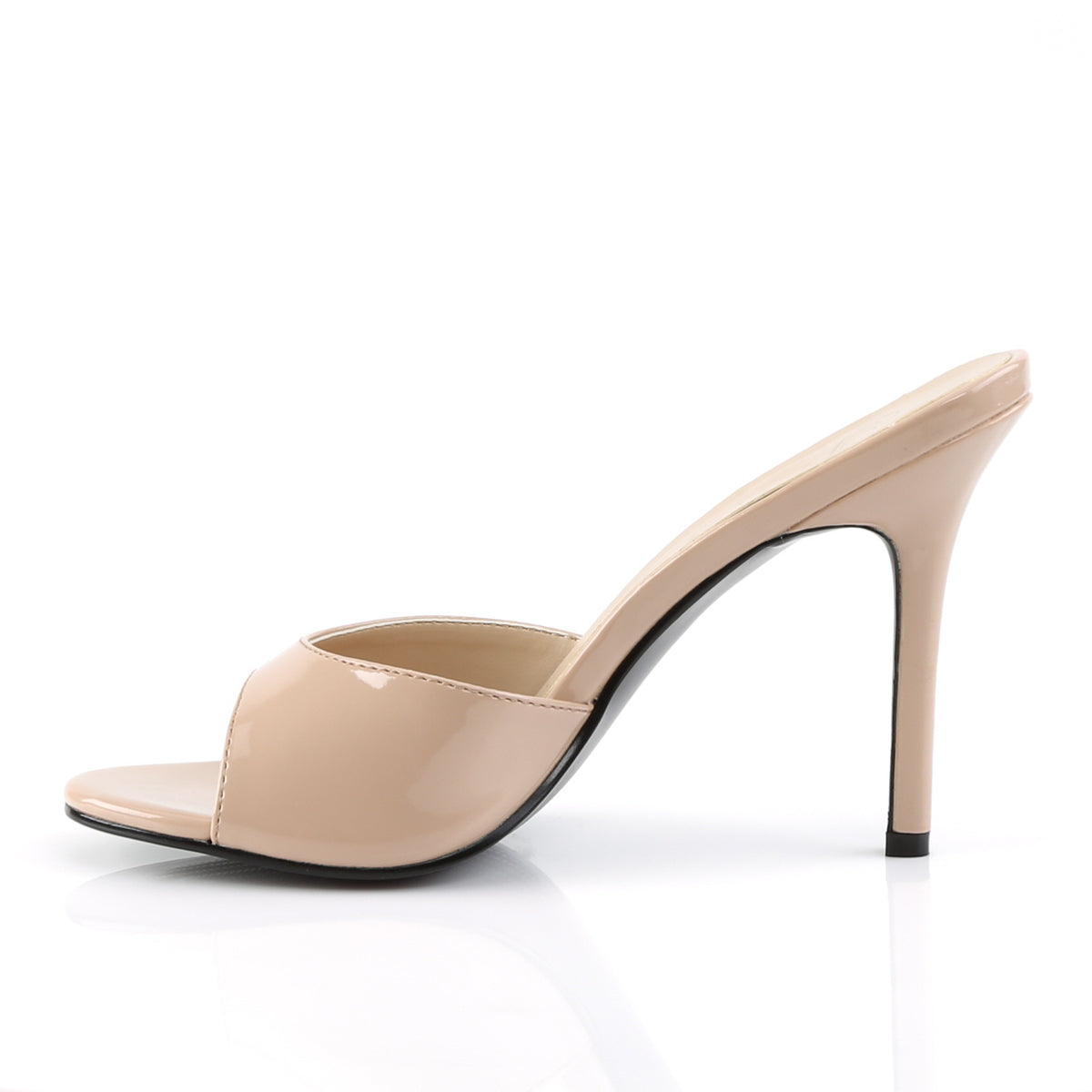 4" Heel Peep Toe Slide (Pleaser CLAS01/B)