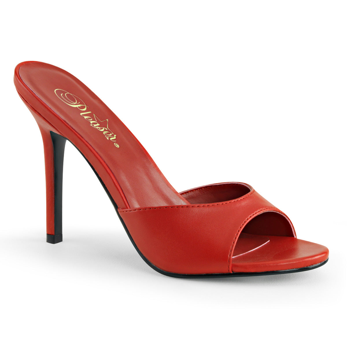 4" Heel Peep Toe Slide (Pleaser CLAS01/B)