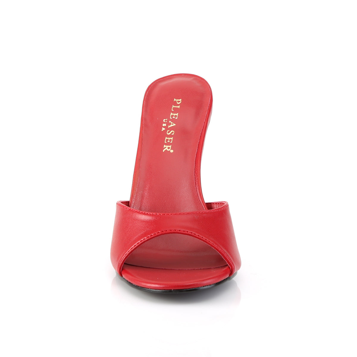 4" Heel Peep Toe Slide (Pleaser CLAS01/B)
