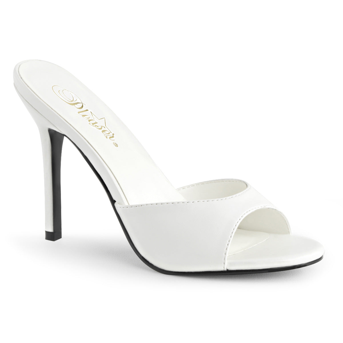 4" Heel Peep Toe Slide (Pleaser CLAS01/B)