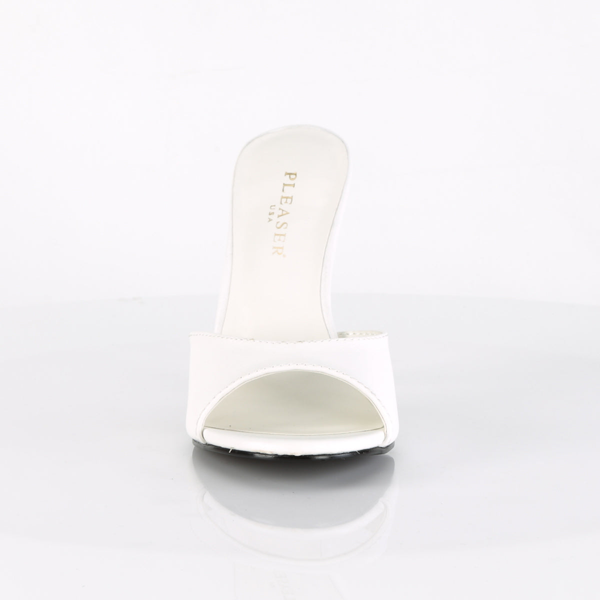 4" Heel Peep Toe Slide (Pleaser CLAS01/B)
