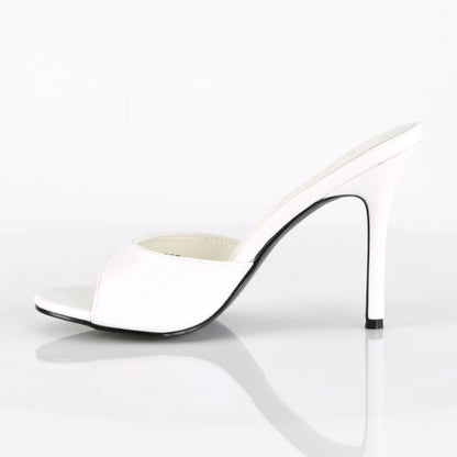 4" Heel Peep Toe Slide (Pleaser CLAS01/B)