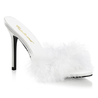 4" Heel Marabou Fur Slipper (Fabulicious CLAS01F/BPPU-F)