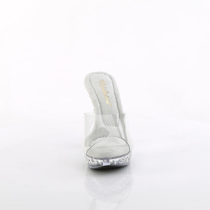 5" Heel, 1" Rhinestone Studded PF Slide (Fabulicious CTAIL501SDT/C/B)