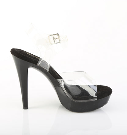 5" Heel, 1" PF Ankle Strap Sandal (Fabulicious CTAIL508/C-BP/BPT)