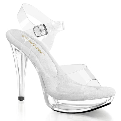 5" Heel, 1" PF Ankle Strap Sandal (Fabulicious CTAIL508/C-BP/BPT)