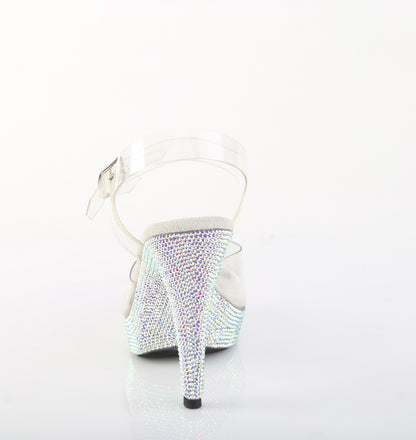 5" Heel, 1" PF Ankle Strap Sandal w/RS (Fabulicious CTAIL508DM/C/SMCRS)