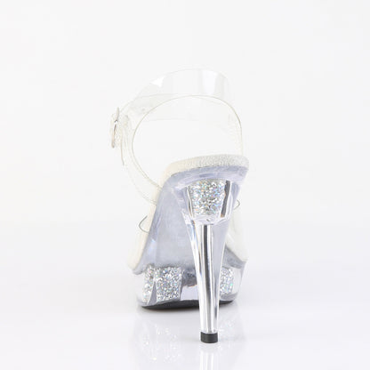 5" Heel, 1" PF Ankle Strap Sandal w/RS Inserts (Fabulicious CTAIL508RSI/C/C-SRS)