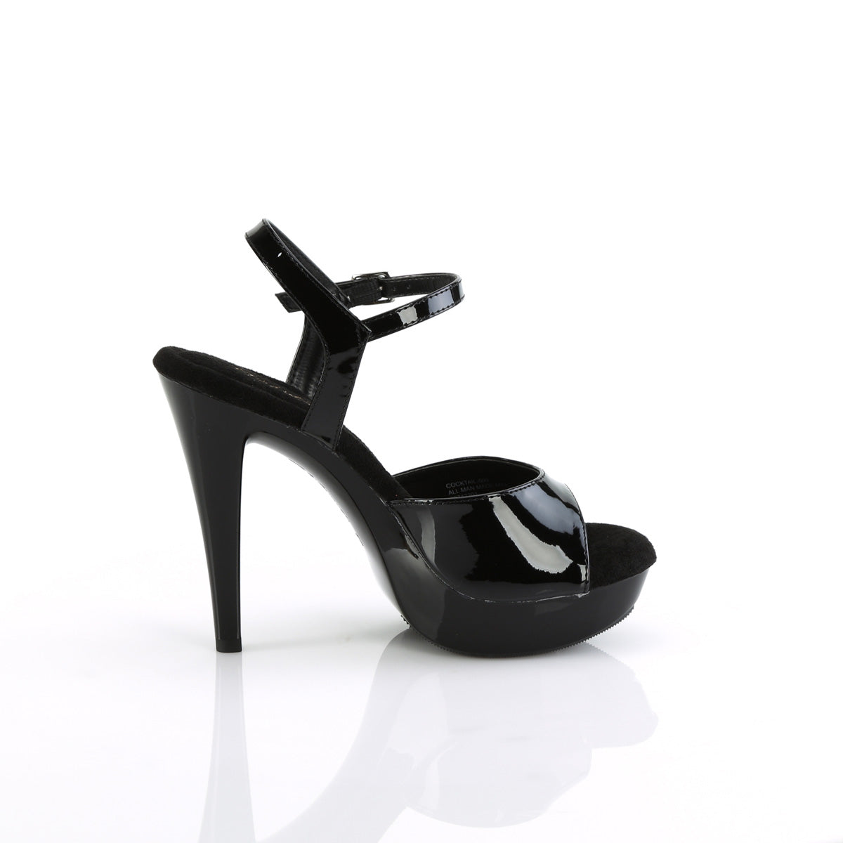 5" Heel, 1" PF Ankle Strap Sandal (Fabulicious CTAIL509/B/M)