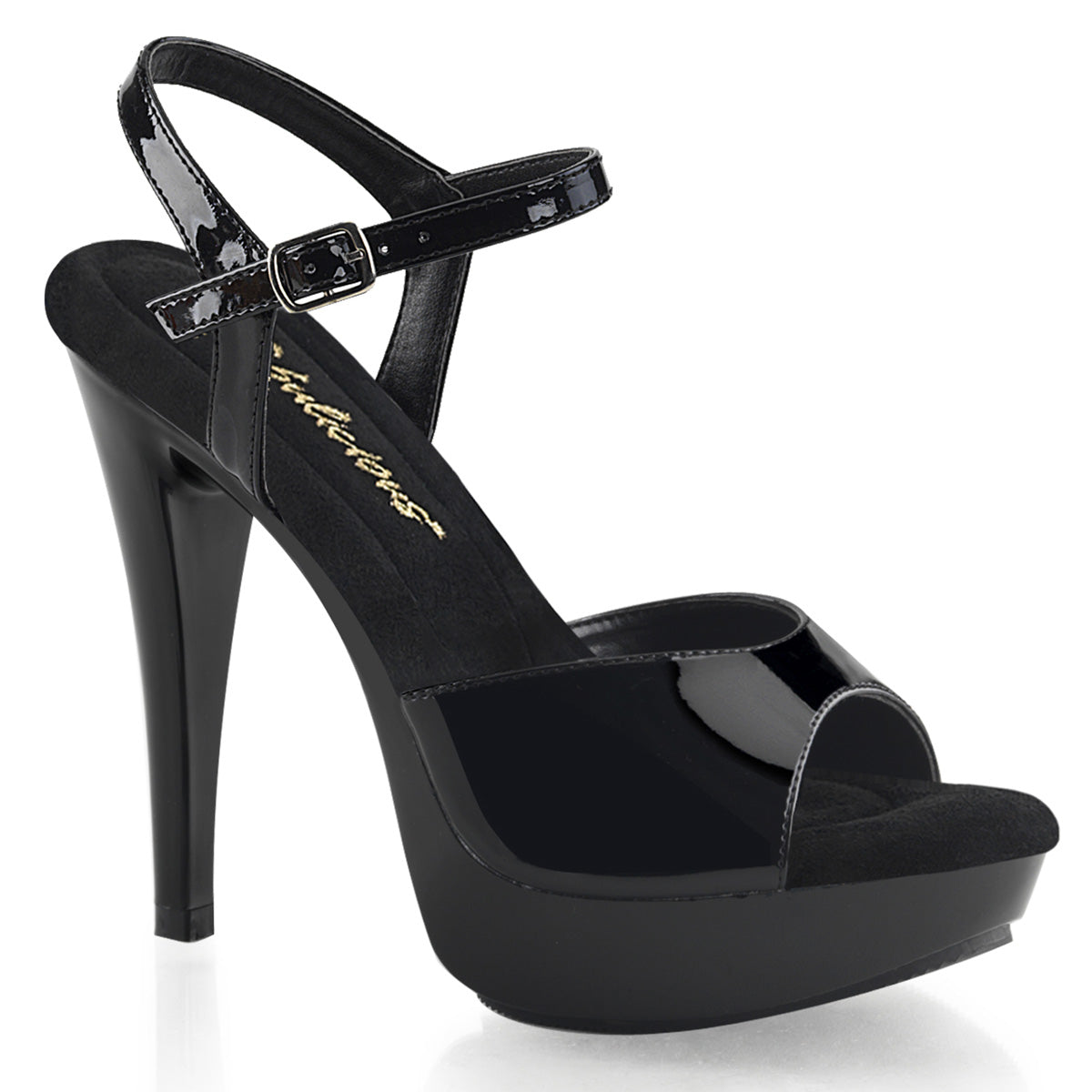 5" Heel, 1" PF Ankle Strap Sandal (Fabulicious CTAIL509/B/M)
