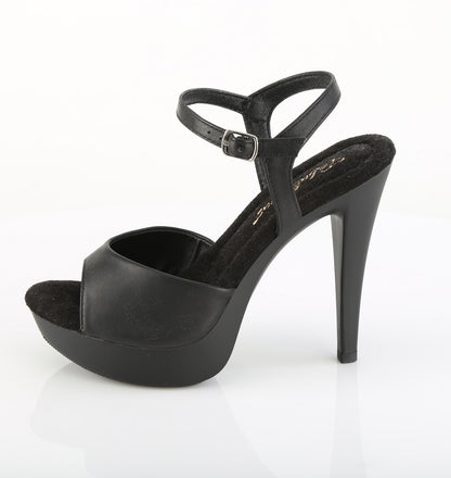 5" Heel, 1" PF Ankle Strap Sandal (Fabulicious CTAIL509/B/M)
