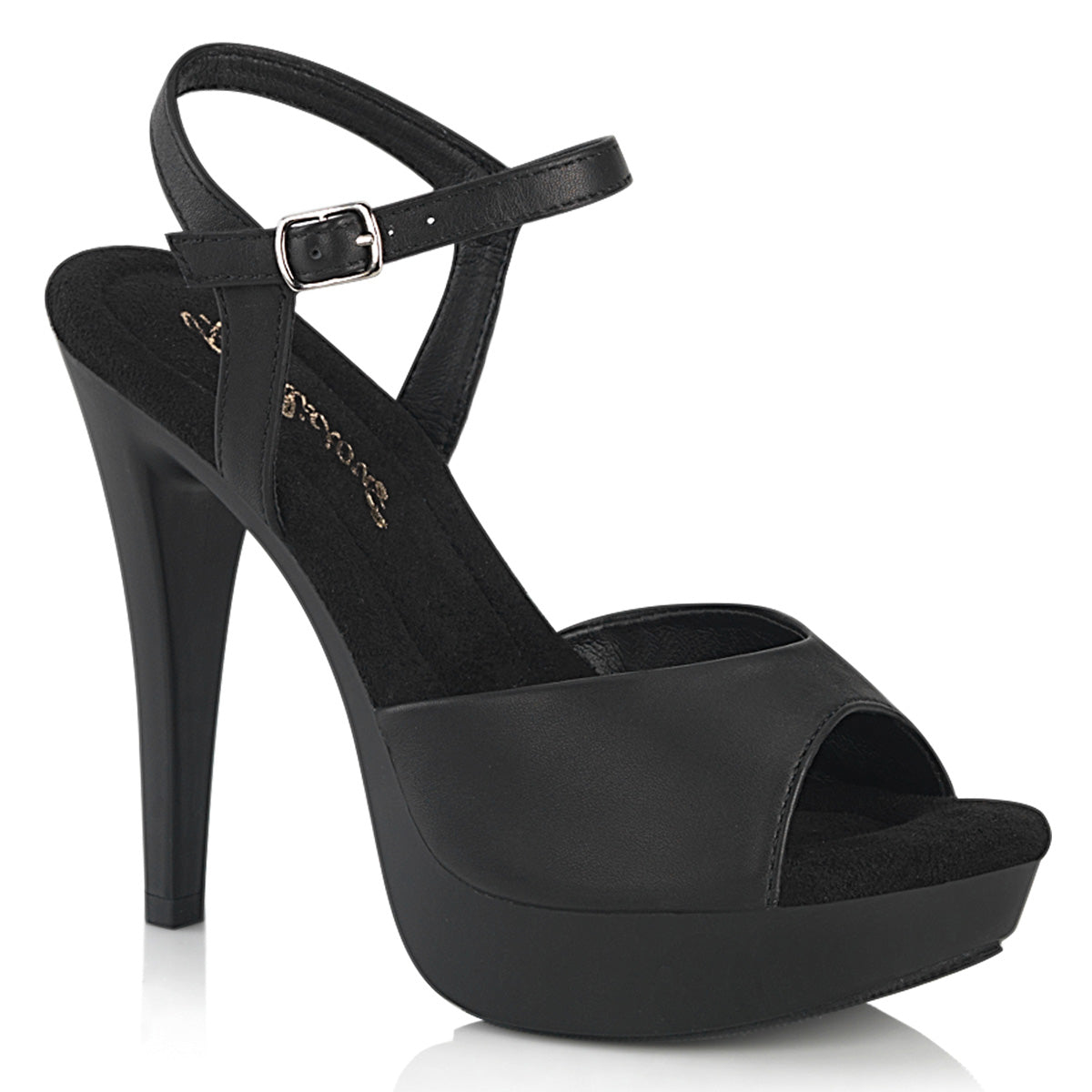 5" Heel, 1" PF Ankle Strap Sandal (Fabulicious CTAIL509/B/M)