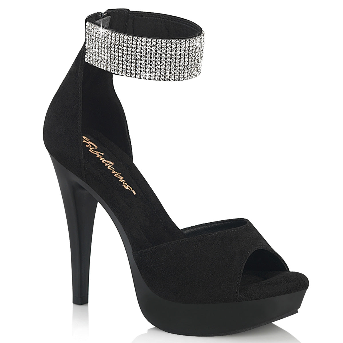 5" Heel, 1" PF d'Orsay Sandal w/RS, Back Zip (Fabulicious CTAIL525/BFS/M)