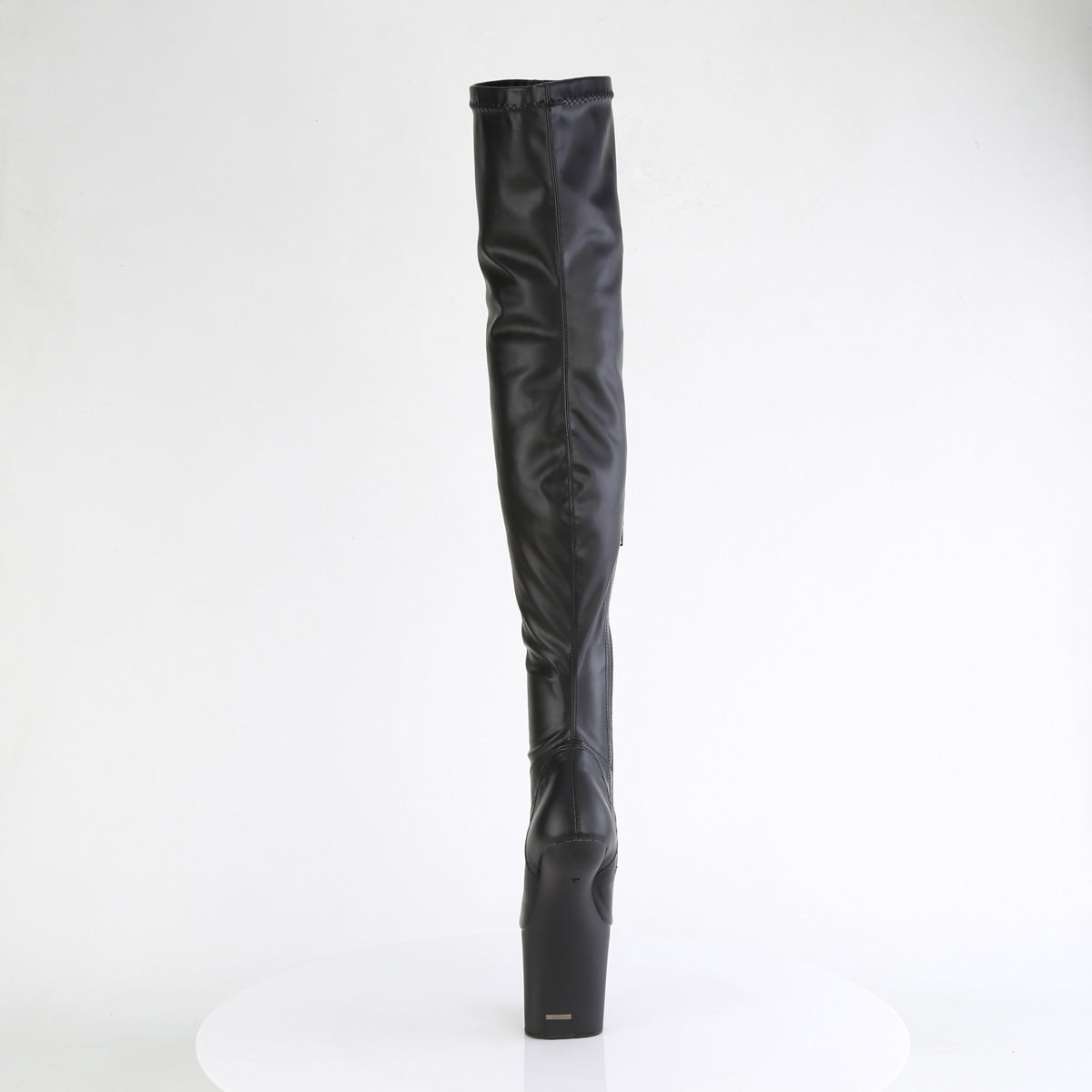 8" Heelless, 3" PF Stretch Thigh Boot, Inside Zip (Pleaser CRAZE3000/B/M)