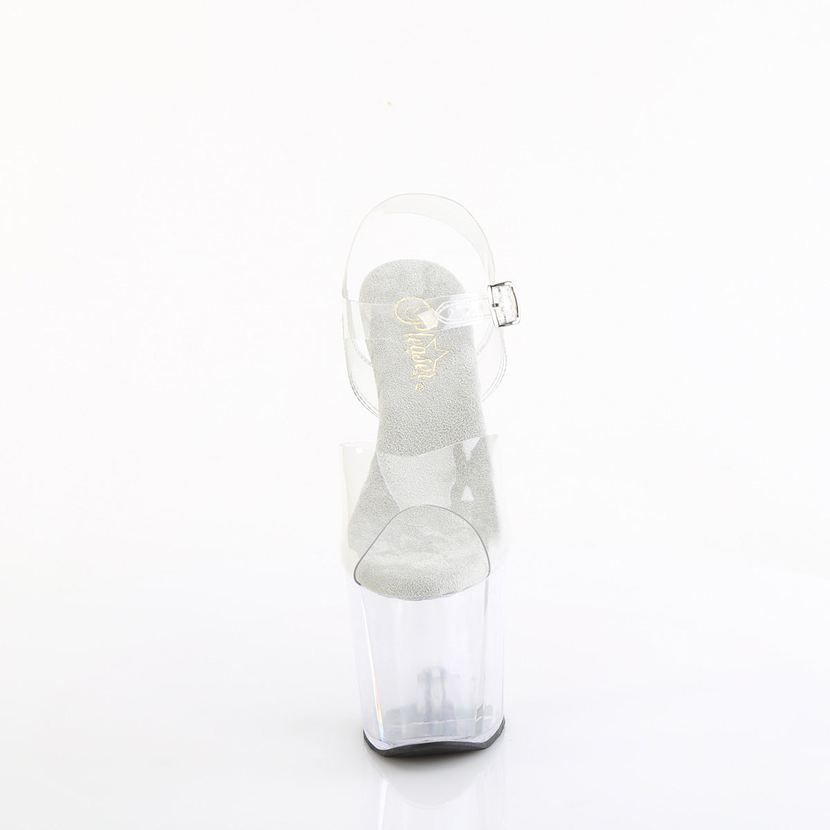 8" Heelless, 3" PF Ankle Strap Sandal (Pleaser CRAZE808/C/M)