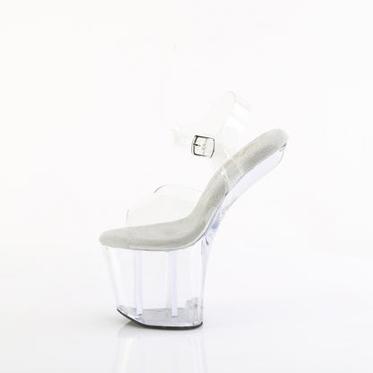 8" Heelless, 3" PF Ankle Strap Sandal (Pleaser CRAZE808/C/M)