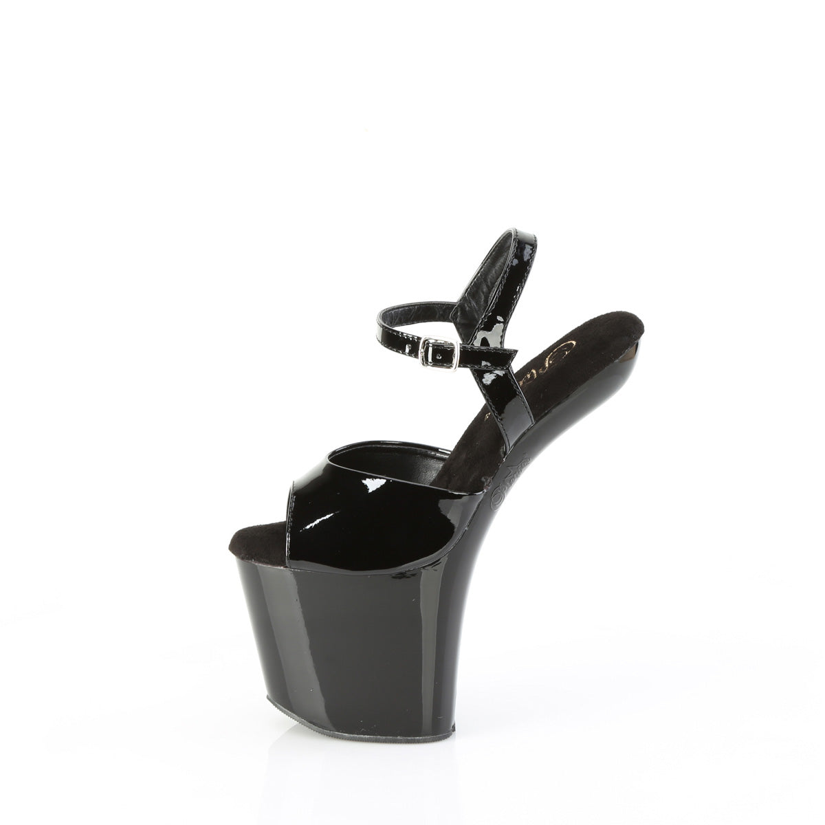 8" Heelless, 3" PF Ankle Strap Sandal (Pleaser CRAZE809/B/M)