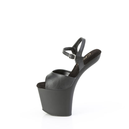 8" Heelless, 3" PF Ankle Strap Sandal (Pleaser CRAZE809/B/M)