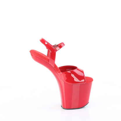 8" Heelless, 3" PF Ankle Strap Sandal (Pleaser CRAZE809/B/M)