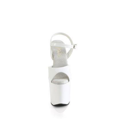 8" Heelless, 3" PF Ankle Strap Sandal (Pleaser CRAZE809/B/M)