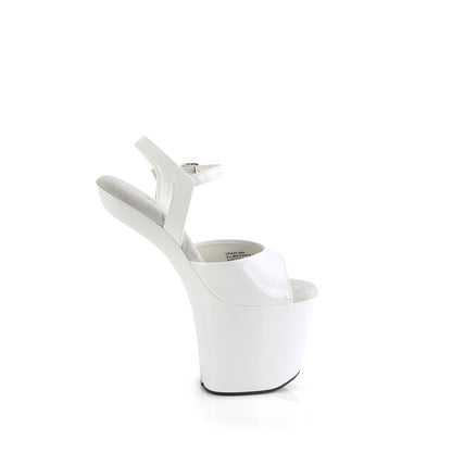 8" Heelless, 3" PF Ankle Strap Sandal (Pleaser CRAZE809/B/M)