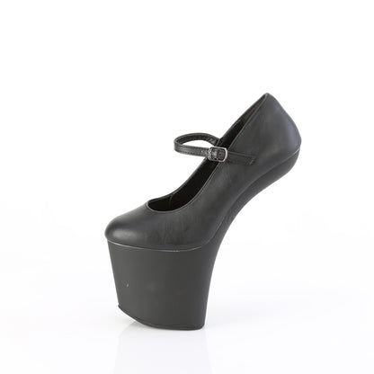 8" Heelless, 3" PF Mary Jane Pump (Pleaser CRAZE880/B/M)