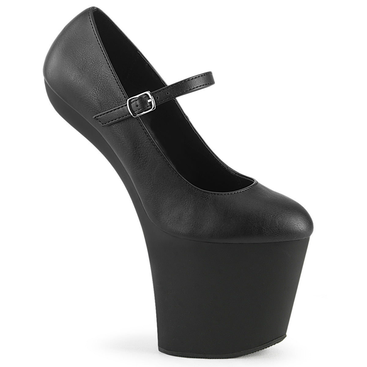 8" Heelless, 3" PF Mary Jane Pump (Pleaser CRAZE880/B/M)