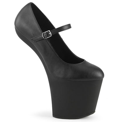 8" Heelless, 3" PF Mary Jane Pump (Pleaser CRAZE880/B/M)