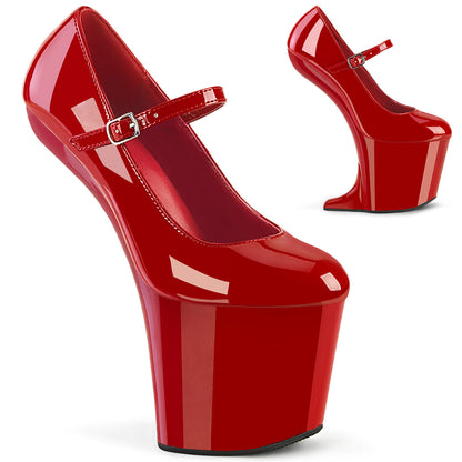 8" Heelless, 3" PF Mary Jane Pump (Pleaser CRAZE880/B/M)