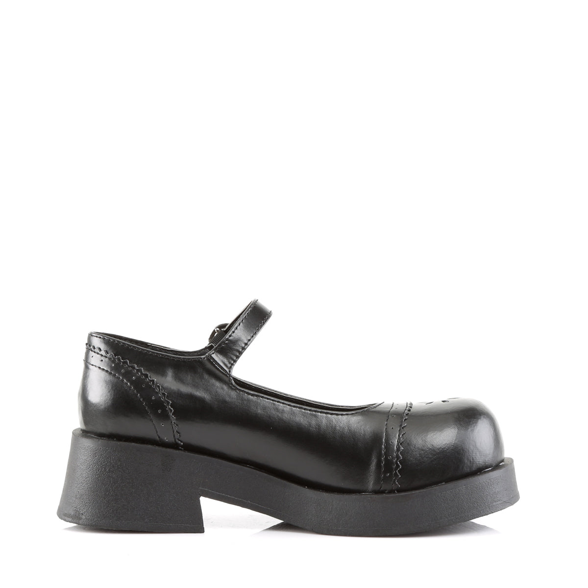 2" PF Goth Punk Lolita Cosplay MJ Shoe (Demonia CRUX07/B/PU)