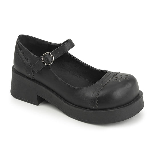 2" PF Goth Punk Lolita Cosplay MJ Shoe (Demonia CRUX07/B/PU)