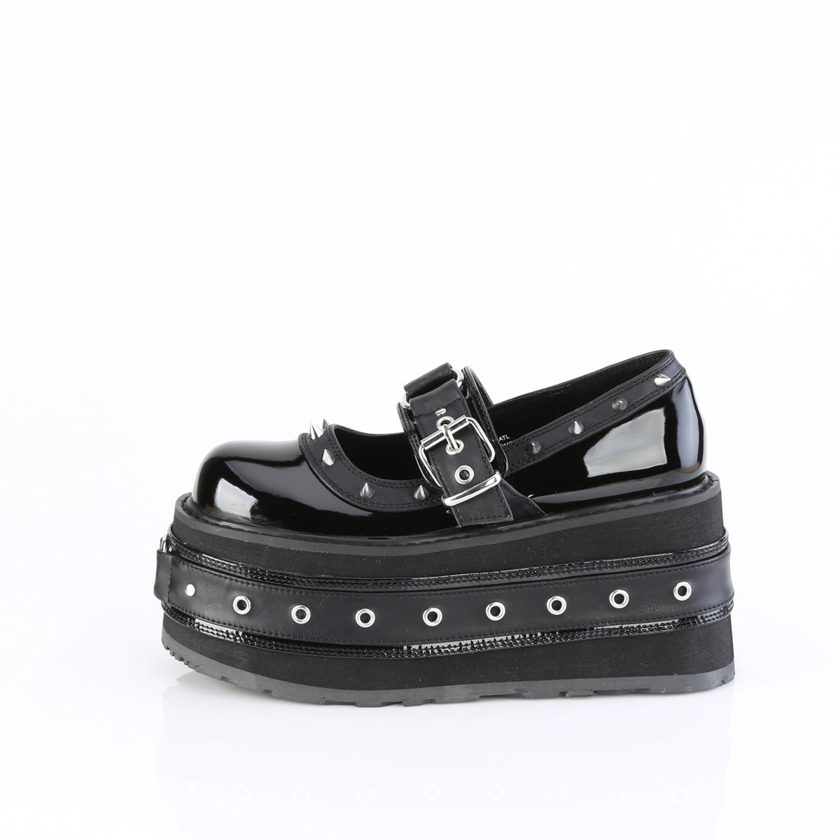 3 1/2" PF Lace-Up Maryjane (Demonia DAM20/BPT-VL)