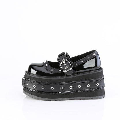 3 1/2" PF Lace-Up Maryjane (Demonia DAM20/BPT-VL)