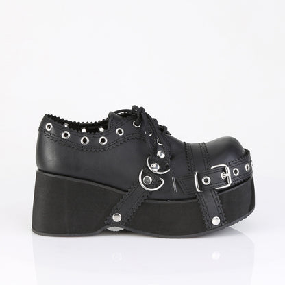 3 1/4" PF Lace-Up Oxford Shoe (Demonia DANK28/BVL)