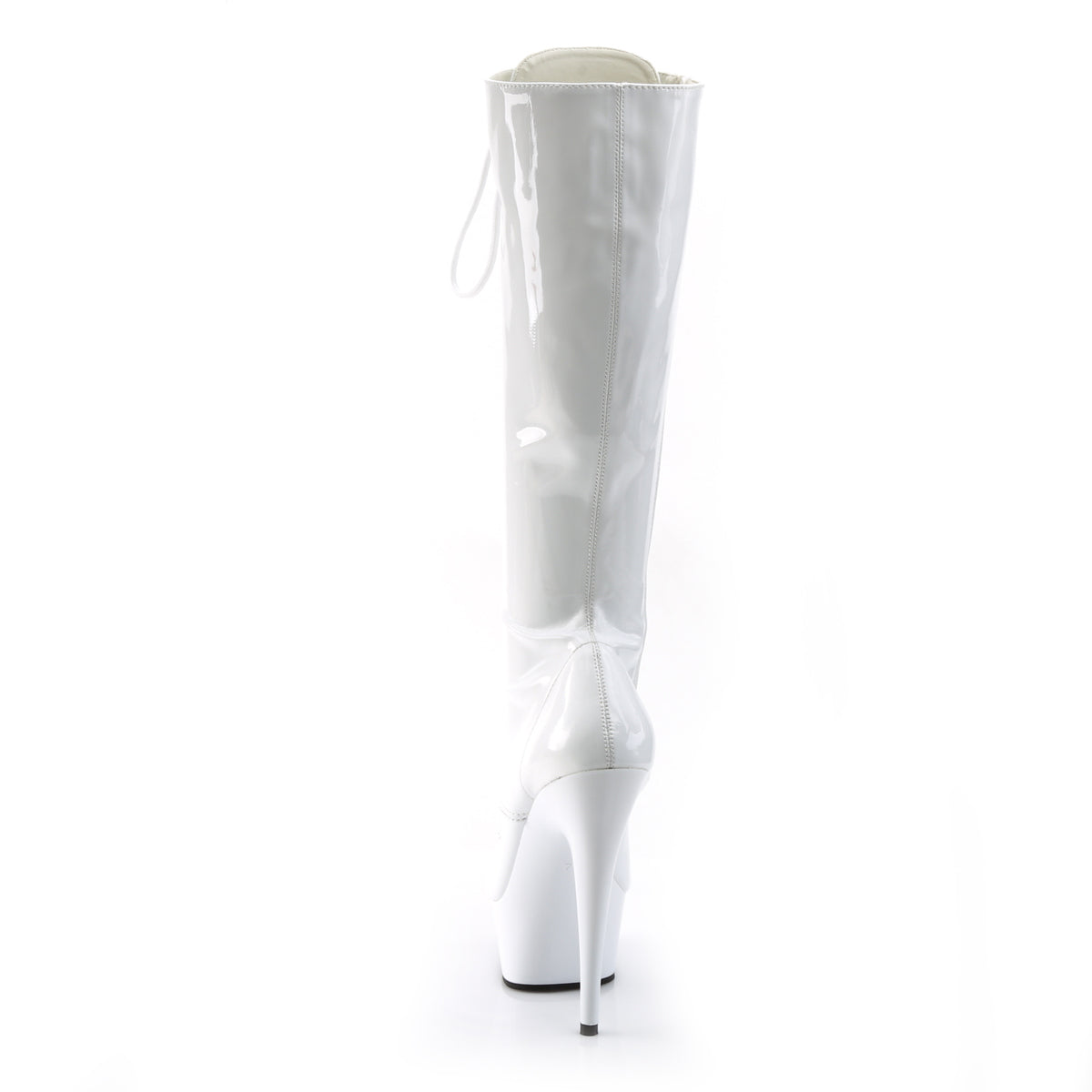 6" Heel, 1 3/4" PF Stretch Knee BT, Side Zip (Pleaser DEL2023/B/M)