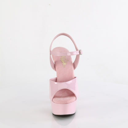 6" Heel, 1 3/4" PF Ankle Strap Sandal (Pleaser DEL609/B/M)