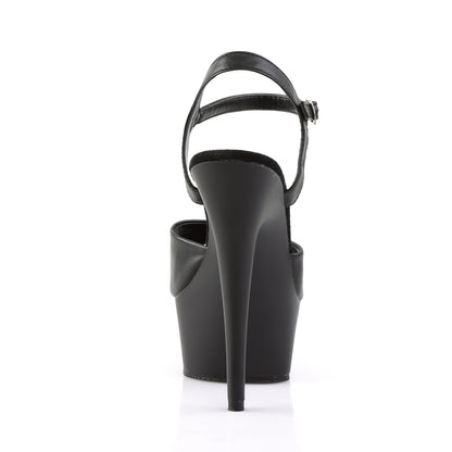 6" Heel, 1 3/4" PF Ankle Strap Sandal (Pleaser DEL609/B/M)