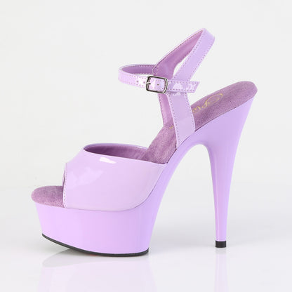 6" Heel, 1 3/4" PF Ankle Strap Sandal (Pleaser DEL609/B/M)