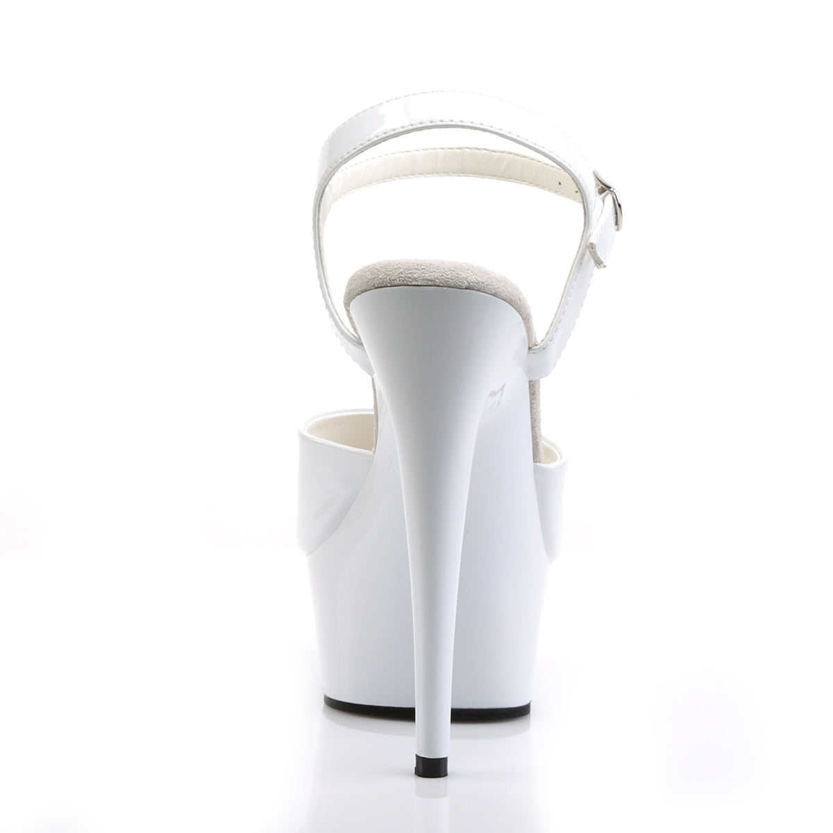 6" Heel, 1 3/4" PF Ankle Strap Sandal (Pleaser DEL609/B/M)