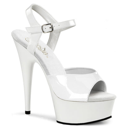 6" Heel, 1 3/4" PF Ankle Strap Sandal (Pleaser DEL609/B/M)