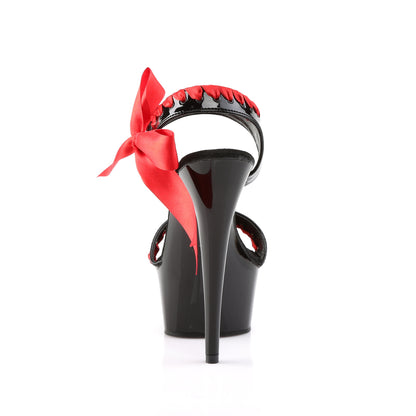 6" Heel Ankle Strap PF Sandal (Pleaser DEL615/BR/B)