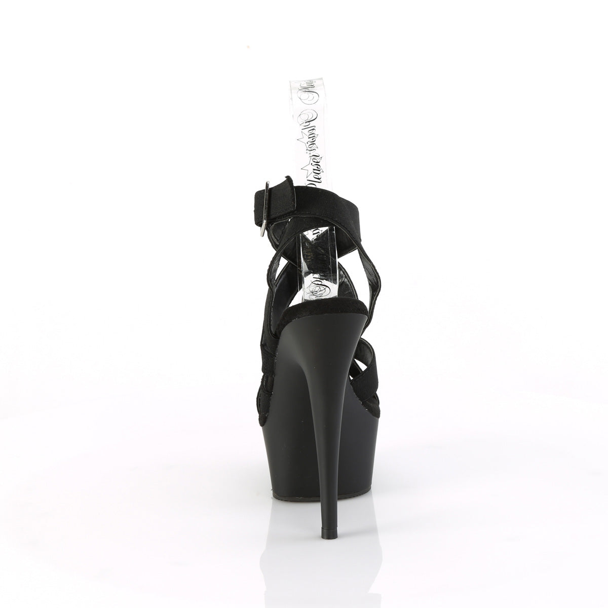*6" Heel, 1 3/4" PF Criss Cross Ankle Strap Sandal (Pleaser DEL638/BELS/M)