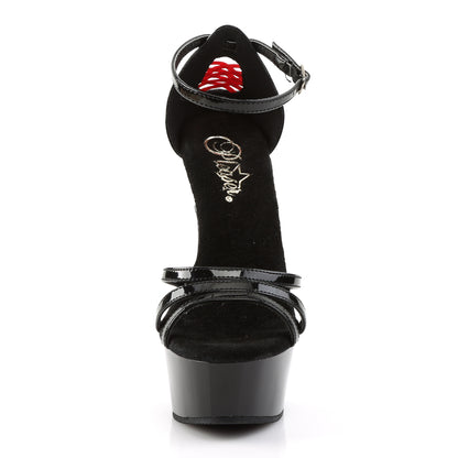 6" Heel, 1 3/4" PF Corset Style Sandal (Pleaser DEL662/B/M)