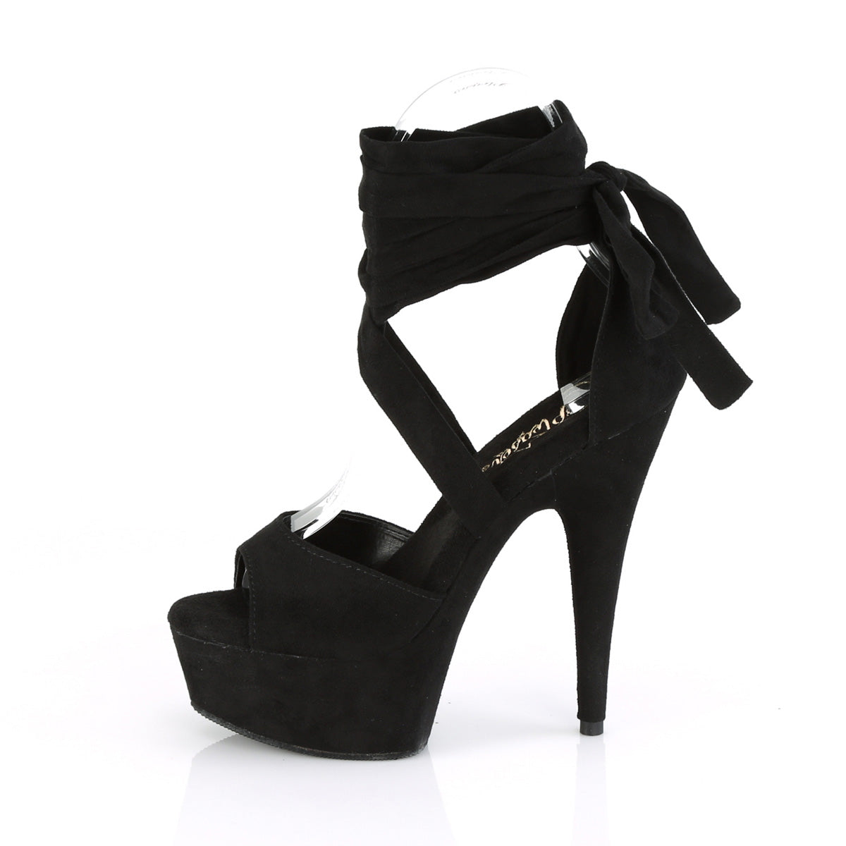 6" Heel, 1 3/4" PF Criss Cross Ankle Wrap Sandal (Pleaser DEL679/BFS/M)